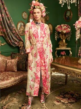Aratta Fairy Rose Duster - Large - New without tags